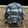Buddha & Mara 925 Sterling Silver Ring