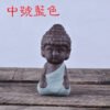 Creative Purple Clay Tea Pets Ornament Buddha Figurines Little Monk  Baby Boy Tea Table Home Decoration Crafts