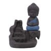 Hc98bc95361e347a1949eefc34f3b61efk 4 Colors Available Ceramic Little Monk Smoke Backflow Cone Censer Holder Incense Burner Home Decoration