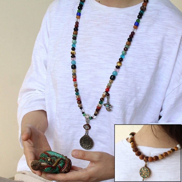 1617332384192_1024x1024_2x_8588f15b-6e61-42fe-ad0a-3578c8e3f0e8 Tibetan 108 Mala Beads Bracelet / Necklace
