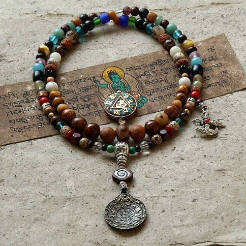 1617332384203_1024x1024_2x_f63ea09f-023a-4951-bf0b-fb3ae01cb040 Tibetan 108 Mala Beads Bracelet / Necklace