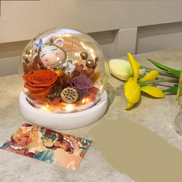 1620782338663_1024x1024_2x_01d636a9-ec9b-48db-aecc-9ea5c5880f52 Lucky Cat with Preserved Flower