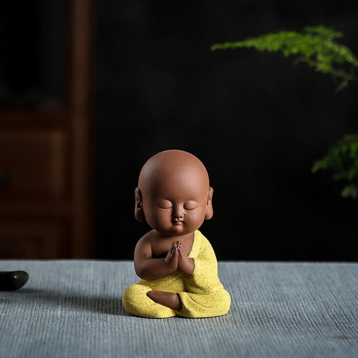 Little Monks With Zen Furnishings