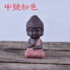 Creative Purple Clay Tea Pets Ornament Buddha Figurines Little Monk  Baby Boy Tea Table Home Decoration Crafts