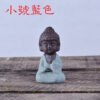 Creative Purple Clay Tea Pets Ornament Buddha Figurines Little Monk  Baby Boy Tea Table Home Decoration Crafts