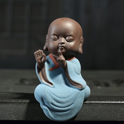 Purple sand tea spoil little monk Zen means set accessories home decorative art