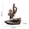 Hot Sellers Backflow Incense Cones Bigger Tower Incense Burner Incense Stick Holder Lotus Incense Censer Little Monk Burner