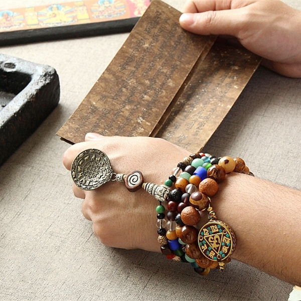 O1CN01mwgtwB21AOni7vppa_18308694_1024x1024_2x_3f3f2d34-c936-49f5-b543-1fcc15036705 Tibetan 108 Mala Beads Bracelet / Necklace