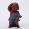 S2fe876d4f9704f04a4c2da03514d7a98C Tea Pets Ornament Chinese Folk Art Purple Clay Decoration Crafts Figurines Little Monk Yixing Baby Boy Spray Pee Tea Accessories