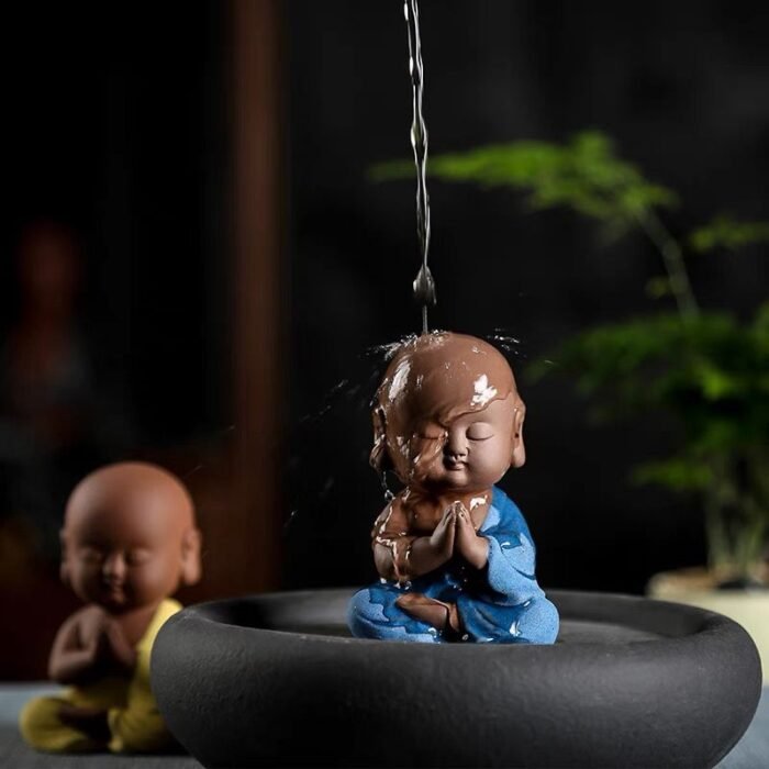 Little Monks With Zen Furnishings