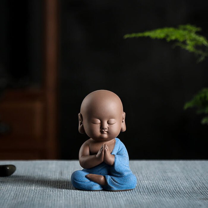Little Monks With Zen Furnishings
