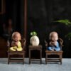 Little Monks With Zen Furnishings